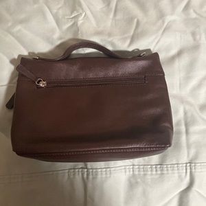 New York Genuine Leather Crossbody Bag.